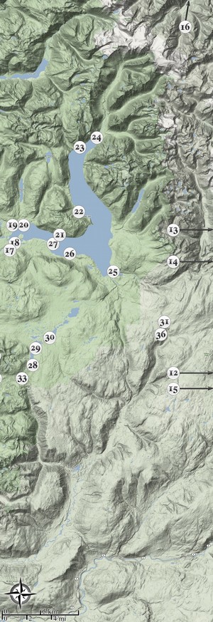 Hämet-Ahti eastern localities